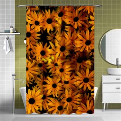 Rudbeckias  Shower Curtain 48  X 72  (small)  by Sobalvarro