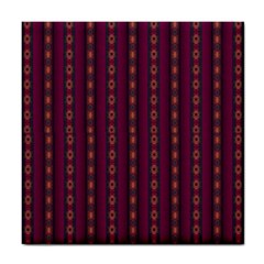 Maroon Sprinkles Tile Coaster by Sparkle