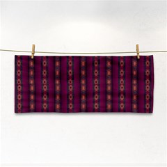 Maroon Sprinkles Hand Towel by Sparkle