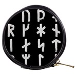 Younger Futhark Rune Set Collected Inverted Mini Makeup Bag Front