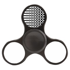 Nine Bar Monochrome Fade Squared Pulled Inverted Finger Spinner by WetdryvacsLair