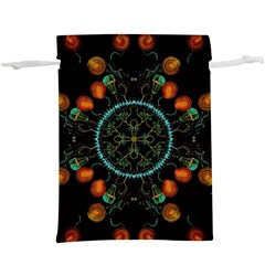 Mandala - 0006 - Floating Free  Lightweight Drawstring Pouch (xl) by WetdryvacsLair