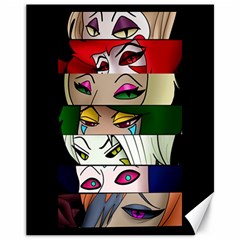 7 Princes Of Hell Canvas 11  X 14  by murosakiiro