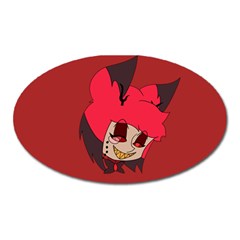 Chibi!alastor Oval Magnet by murosakiiro