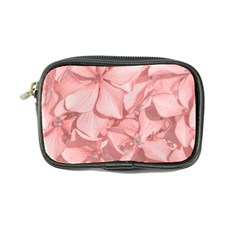 Coral Colored Hortensias Floral Photo Coin Purse by dflcprintsclothing