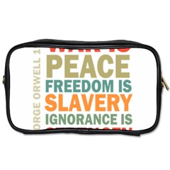 Orwell Toiletries Bag (two Sides) by Valentinaart