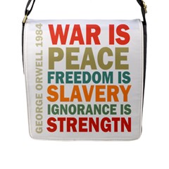 Orwell Flap Closure Messenger Bag (l) by Valentinaart