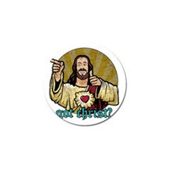 Buddy Christ Golf Ball Marker by Valentinaart