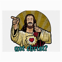 Buddy Christ Large Glasses Cloth by Valentinaart