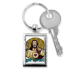 Buddy Christ Key Chain (rectangle) by Valentinaart