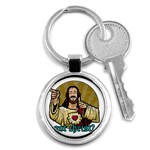 Buddy Christ Key Chain (Round) Front