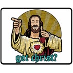 Buddy Christ Double Sided Fleece Blanket (Medium)  58.8 x47.4  Blanket Front