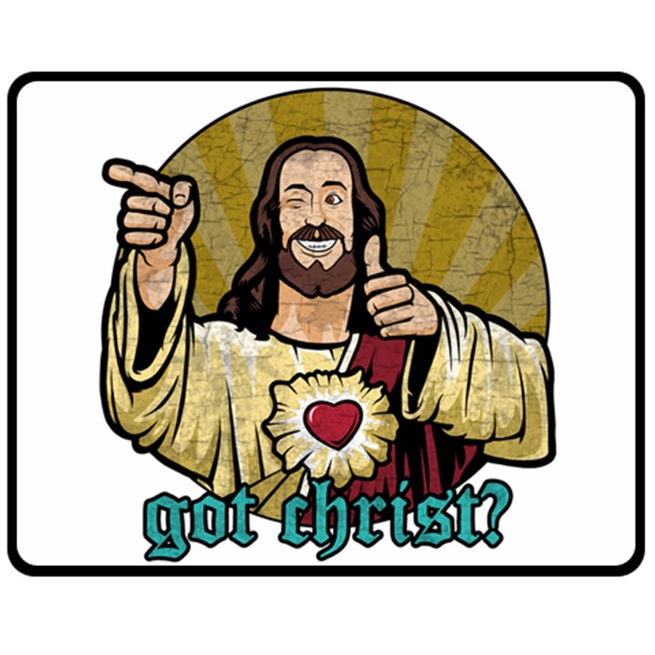 Buddy Christ Double Sided Fleece Blanket (Medium) 