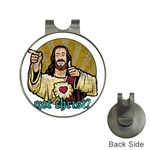 Buddy Christ Hat Clips with Golf Markers Front