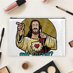 Buddy Christ Cosmetic Bag (large) by Valentinaart