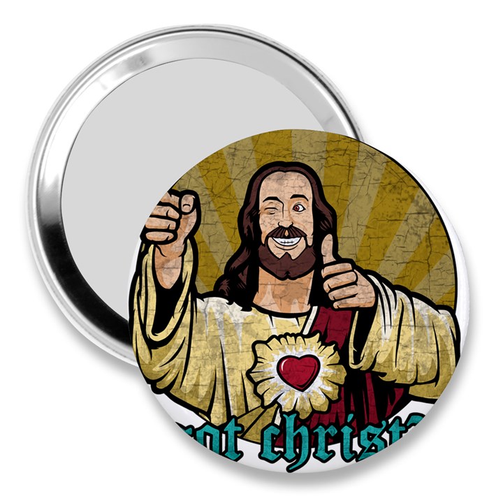 Buddy Christ 3  Handbag Mirrors