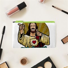 Buddy Christ Cosmetic Bag (xs) by Valentinaart