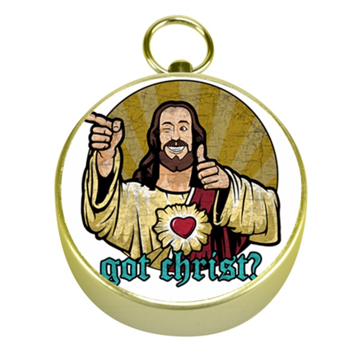 Buddy Christ Gold Compasses