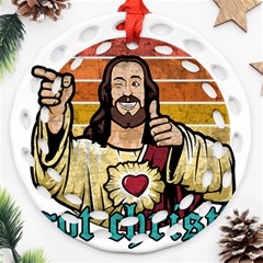 Got Christ? Ornament (round Filigree) by Valentinaart