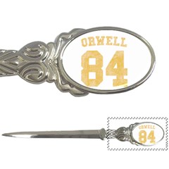 Orwell 84 Letter Opener by Valentinaart