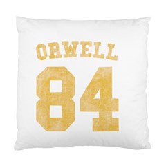 Orwell 84 Standard Cushion Case (two Sides) by Valentinaart