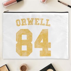 Orwell 84 Cosmetic Bag (xxxl) by Valentinaart