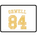 Orwell 84 Double Sided Fleece Blanket (Large)  80 x60  Blanket Back