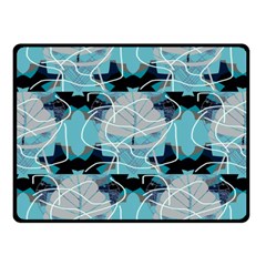 Digital Waves Fleece Blanket (small) by Sparkle