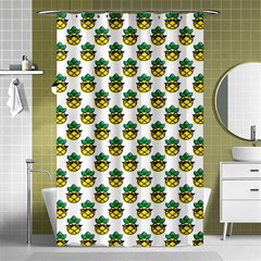 Holiday Pineapple Shower Curtain 48  X 72  (small)  by Sparkle