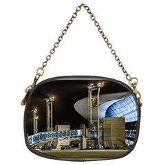 Montevideo Airport Night Scene, Uruguay Chain Purse (two Sides) by dflcprintsclothing