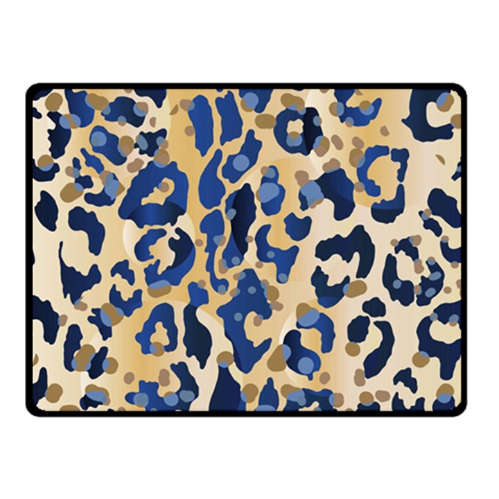 Leopard skin  Fleece Blanket (Small)