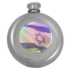 Israel Round Hip Flask (5 Oz) by AwesomeFlags