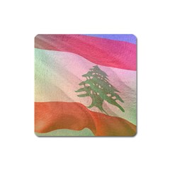 Lebanon Square Magnet by AwesomeFlags