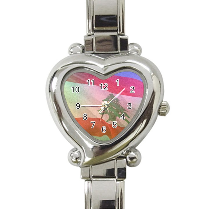 Lebanon Heart Italian Charm Watch