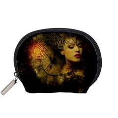 Surreal Steampunk Queen From Fonebook Accessory Pouch (small) by 2853937