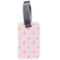 Kawaii Cupcake  Luggage Tag (two Sides) by lisamaisak