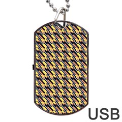 Digital Art Dog Tag Usb Flash (one Side) by Sparkle