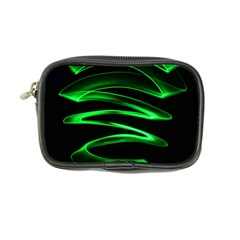 Green Light Painting Zig-zag Coin Purse by Dutashop