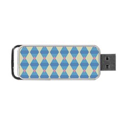 Pattern Texture Chevron Portable Usb Flash (two Sides) by Dutashop