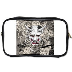 Samurai Oni Mask Toiletries Bag (two Sides) by Saga96