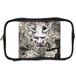 Samurai Oni Mask Toiletries Bag (Two Sides) Back