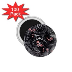 Samurai Oni Mask 1 75  Magnets (100 Pack)  by Saga96