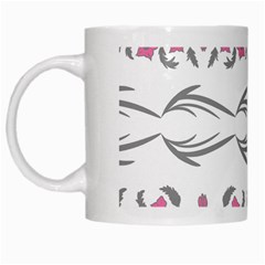 Folk Ornament White Mugs by Eskimos