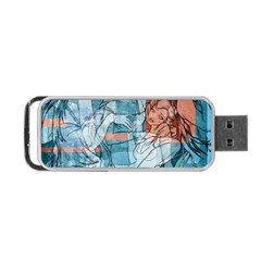 Retro Girls Portable Usb Flash (one Side) by ExtraAwesomeSauce