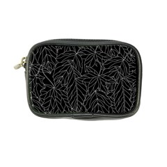 Autumn Leaves Black Coin Purse by Dutashop