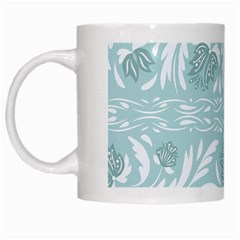 Blue Ornament White Mugs by Eskimos