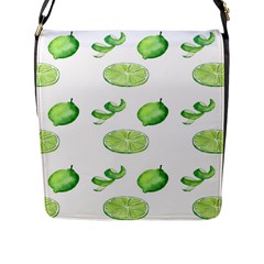 Lemon Flap Closure Messenger Bag (l) by Sparkle