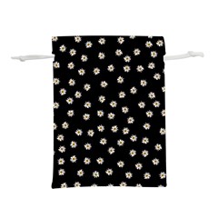 Pattern Marguerites Lightweight Drawstring Pouch (l) by kcreatif