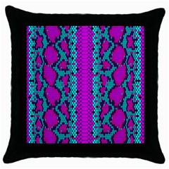 Snake Print Cbdoilprincess 4be14ba2-4032-43e6-a099-7f7e7f0d7362 Throw Pillow Case (black) by CBDOilPrincess1