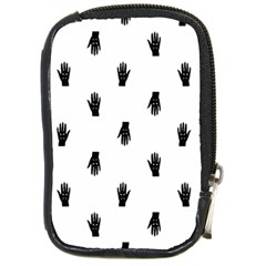 Vampire Hand Motif Graphic Print Pattern Compact Camera Leather Case by dflcprintsclothing